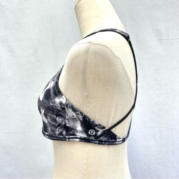 Lululemon Free To Be‎ Zen Bra Mini Obscurred Black Dusty Mauve/Black size 8 - Picture 13 of 14